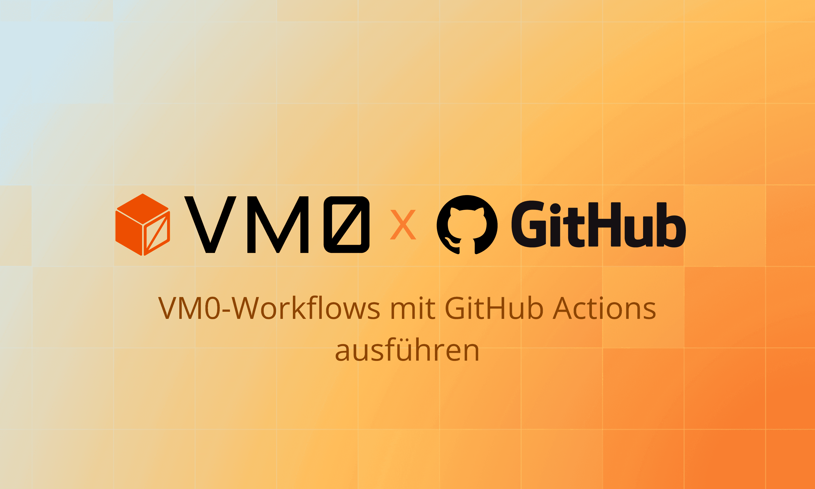 VM0-Workflows mit GitHub Actions ausführen